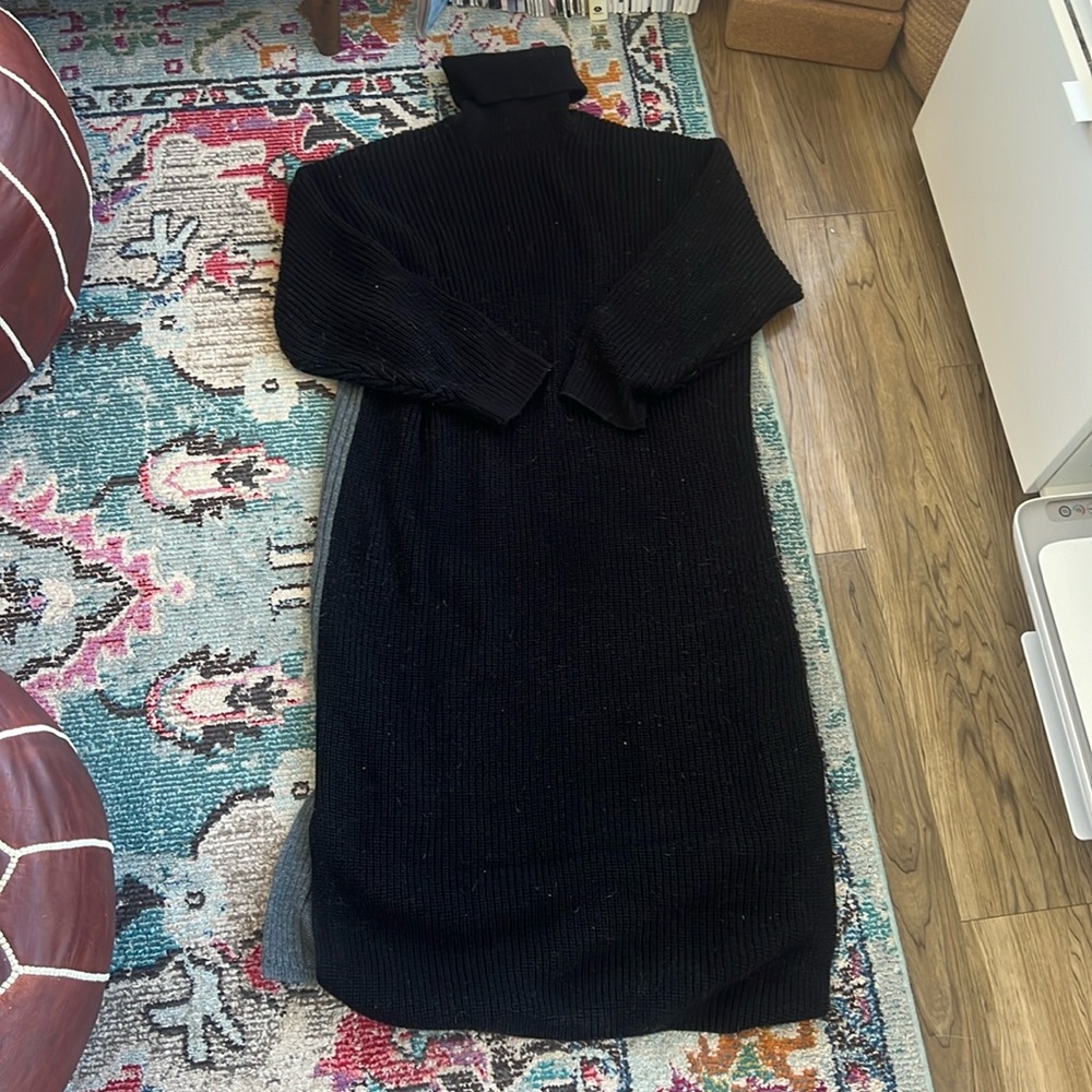 Two Toned Sweater Dress